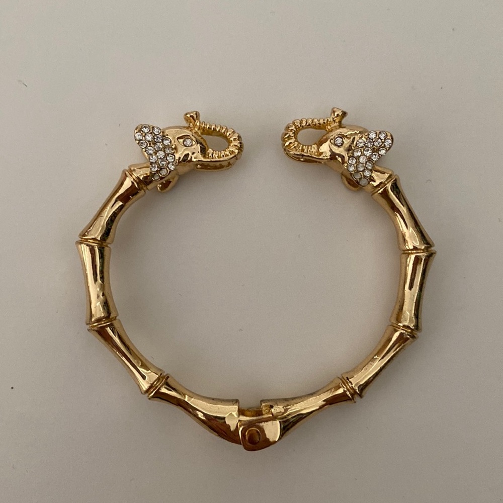 EUC Lilly Pulitzer elephant bangle